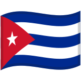 Flag: Cuba - Noto (Google)