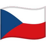 Flag: Czechia - Noto (Google)