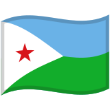 Flag: Djibouti - Noto (Google)