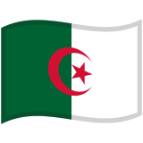 Flag: Algeria - Noto (Google)