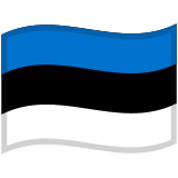 Flag: Estonia - Noto (Google)