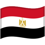 Flag: Egypt - Noto (Google)