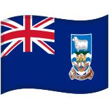 Flag: Falkland Islands - Noto (Google)