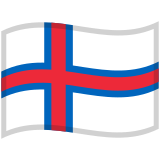 Flag: Faroe Islands - Noto (Google)