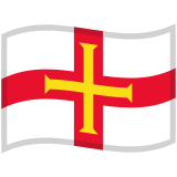 Flag: Guernsey - Noto (Google)