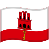 Flag: Gibraltar - Noto (Google)