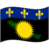 Flag: Guadeloupe - Noto (Google)