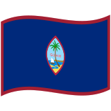 Flag: Guam - Noto (Google)