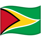 Flag: Guyana - Noto (Google)