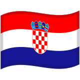 Flag: Croatia - Noto (Google)