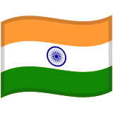 Flag: India - Noto (Google)