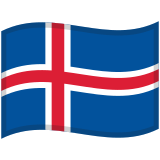 Flag: Iceland - Noto (Google)