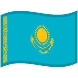 Flag: Kazakhstan - Noto (Google)
