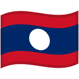 Flag: Laos - Noto (Google)