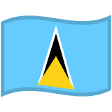 Flag: Saint Lucia - Noto (Google)