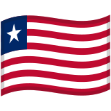 Flag: Liberia - Noto (Google)
