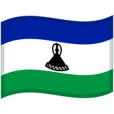 Flag: Lesotho - Noto (Google)