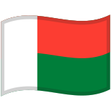 Flag: Madagascar - Noto (Google)