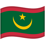 Flag: Mauritania - Noto (Google)