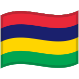Flag: Mauritius - Noto (Google)