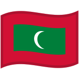 Flag: Maldives - Noto (Google)