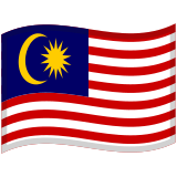 Flag: Malaysia - Noto (Google)