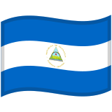 Flag: Nicaragua - Noto (Google)