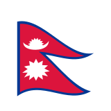 Flag: Nepal - Noto (Google)