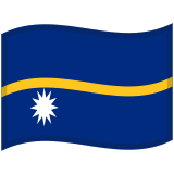 Flag: Nauru - Noto (Google)