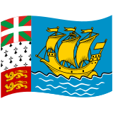 Flag: St. Pierre & Miquelon - Noto (Google)