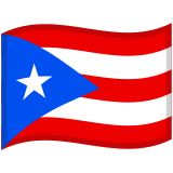 Flag: Puerto Rico - Noto (Google)
