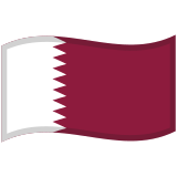 Flag: Qatar - Noto (Google)