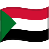 Flag: Sudan - Noto (Google)