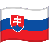 Flag: Slovakia - Noto (Google)