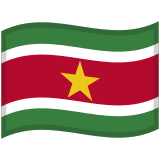 Flag: Suriname - Noto (Google)
