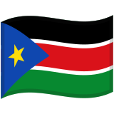 Flag: South Sudan - Noto (Google)