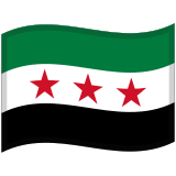 Flag: Syria - Noto (Google)