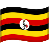 Flag: Uganda - Noto (Google)