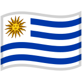 Flag: Uruguay - Noto (Google)