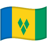 Flag: Saint Vincent and the Grenadines - Noto (Google)