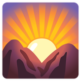 Sunrise Over Mountains - Noto (Google)