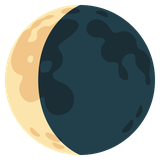 Waning Crescent Moon - Noto (Google)