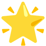 Glowing Star - Noto (Google)