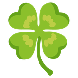 Four Leaf Clover - Noto (Google)