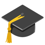 Graduation Cap - Noto (Google)