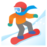Snowboarder - Noto (Google)