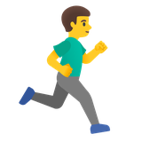 Man Running Right - Noto (Google)
