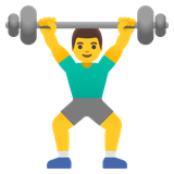 Man Weightlifting - Noto (Google)