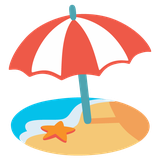Beach with Umbrella - Noto (Google)