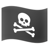 Pirate Flag (Jolly Roger) - Noto (Google)